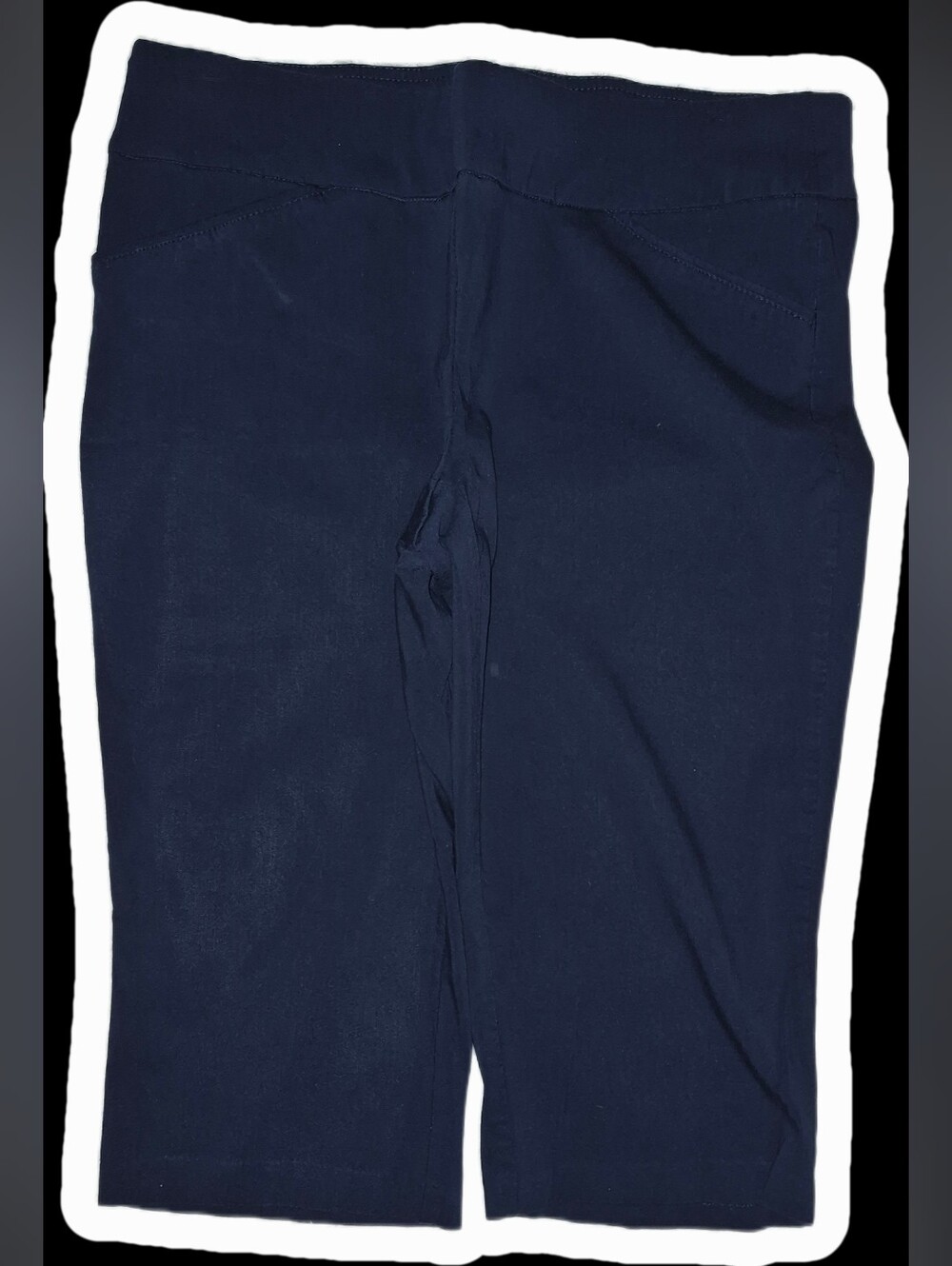 LADIES Navy Blue Active Capri Shorts